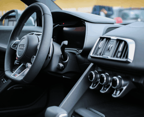 interior of an Audi - ADL Auto Repair & Driveshafts
