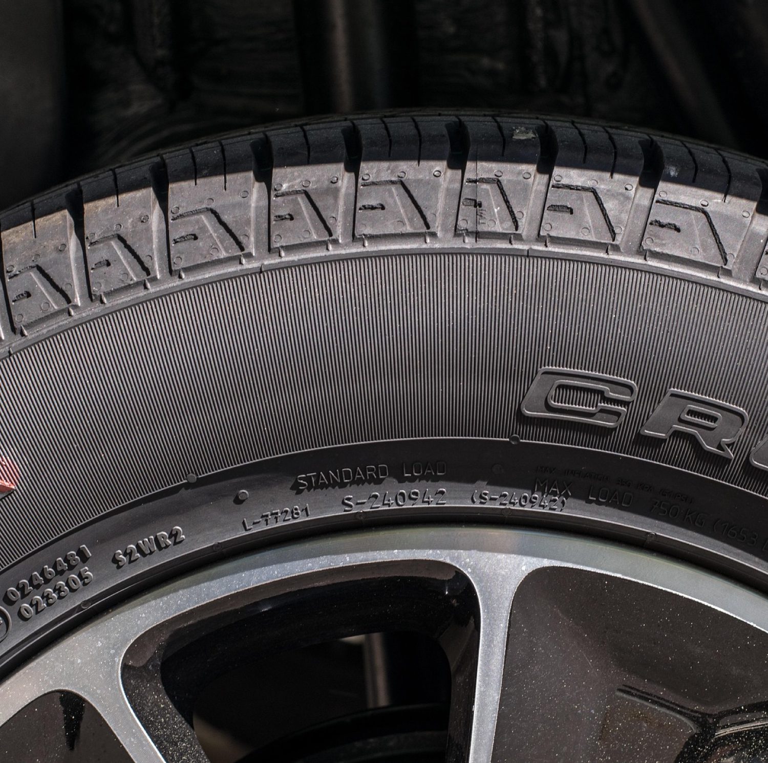 up close image of a black rubber tire - ADL Auto Repair & Driveshafts