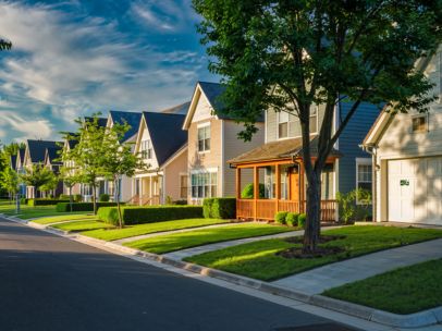 ADLAutoRepairandDriveshafts-White-Bear-Lake-MN suburban neighborhood with porches in White Bear Lake MN - ADL Auto Repair & Driveshafts